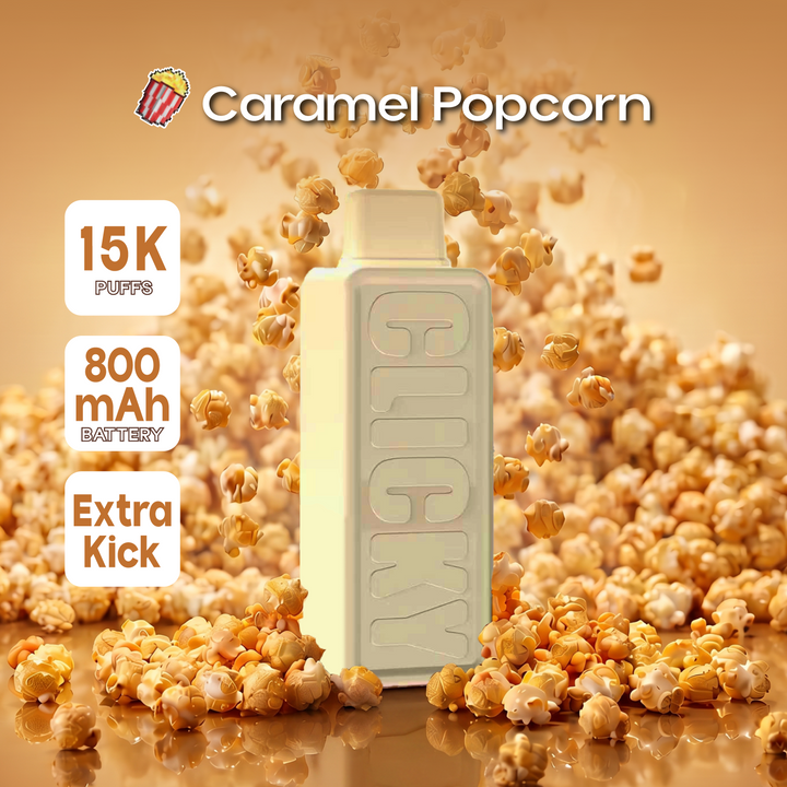 Isian semula pod pakai buang Clicky Caramel Popcorn